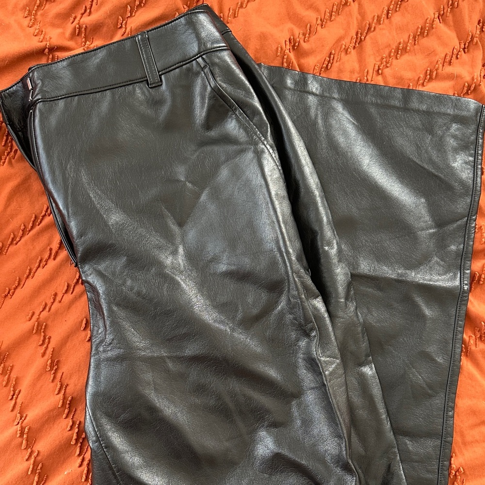 Black Leather Pants